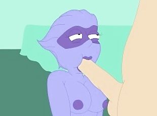 Futa Miranda meets an asari