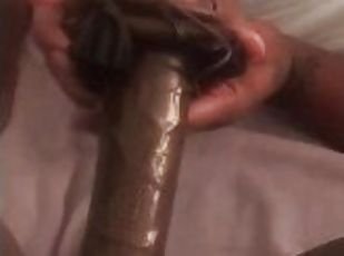 My wife fucking me with her big dick