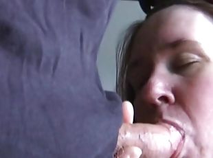 amatør, eldre, blowjob, cumshot, bbw, facial, svensk