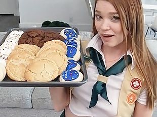 POVD Motivated Teasing Girl Scout Cookie Girl Fucks Big Dick