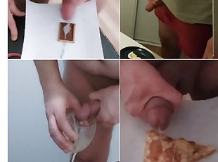 cum food compilation 