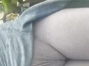 Public cameltoe leggings! Huge Fat Pussy