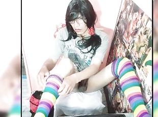 i love my rainbow tights 