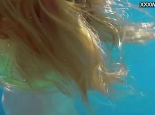 Nata Ocean hot petite pornstar underwater