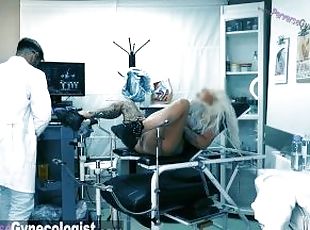 Free full video - Fake gynecologist fucks this 19-year-old blonde in her clinic room