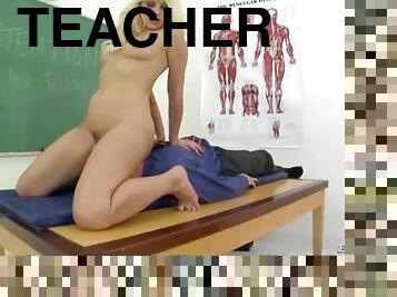 opettaja, jalat, fetissi, naamalla-istuminen, femdom, varpaat