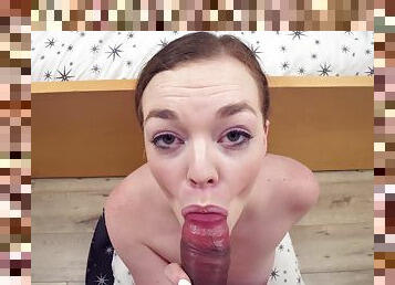 Amateur filmed in POV when fucking and sucking tasty BBC