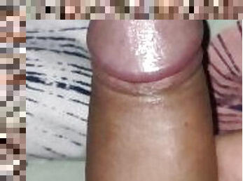 Masturbating alone