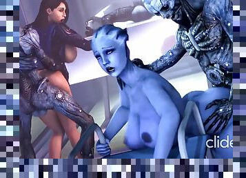 Fantasy aliens cartoon 3D porn video