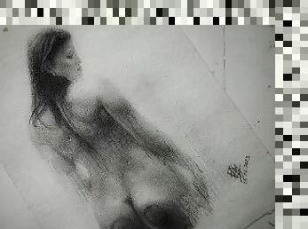 Erotic Art Of Desi Sexy Bhabhi Taking Shower Showing Her Big Ass ASMR
