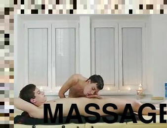 Ryan and Oscar Share Massages and Big Cocks