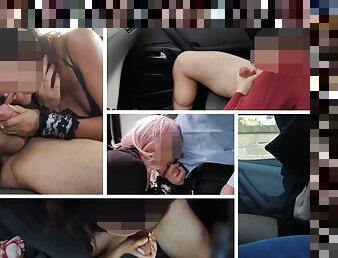 Public car cumshot compilation 2 - Amateur MissCreamy