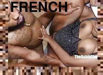 Big booty Ethiopian teen Kally XO fucked by French BBC