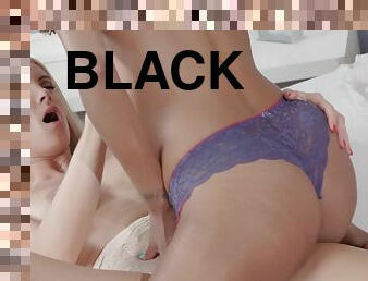 Lesbea - Black Babe And Arousing Blond Hair Babe Make Love 1 - Luna Corazon