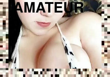 payu-dara-besar, amateur, remaja, pov, besar-massive, gadis-koboi