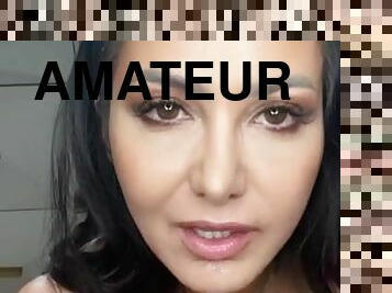 Ava Addams - amateur webcam masturbation with buxom brunette MILF