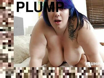Plump lady thrilling porn video