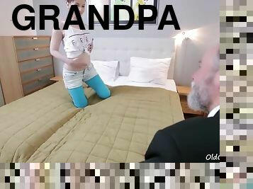 Grandpa cum up to my room