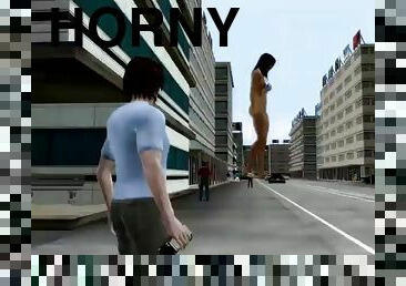 Horny block gaint animation sex