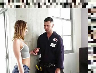 Fucking the cable guy