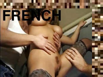 French arab chick gangbanged