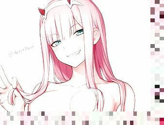 Getting closer with Zero Two - Darling in The Franxx Hentai JOI [Commission]