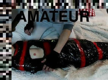 Mummy Style Teen Tickling Fetish BDSM clip