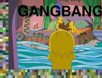 gangbang, geile, hintern