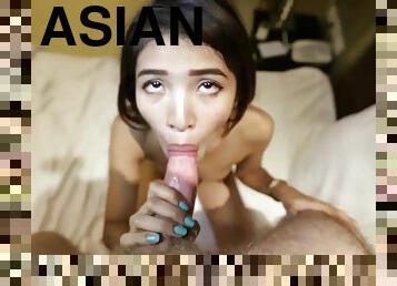 Sexually attractive thai hussy crazy sex clip