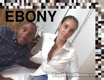 E.m bbc couldn't handle the ebony milf