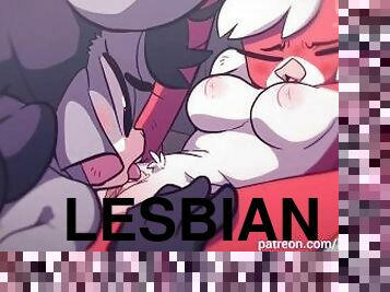 orgasmi, pillu-pussy, ruikkiminen, lesbo-lesbian, kova-seksi, sormettaminen, anime, hentai