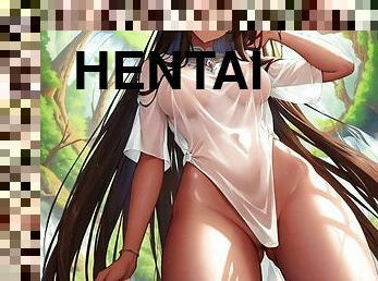 Erotic Hentai Anime Erotic Images Hentai Nude Brunette Showing Body