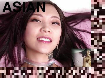 Beautiful asian babe hot orgasm video