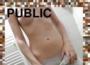 Public Restroom Get Laid With Charming Girl