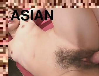 asian cute hairy babe amazing sex video