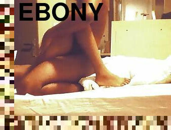 Ebony couple sexy assfuck