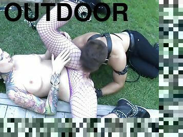 Gets Handled - Outdoor Bdsm Porn - Vanda L