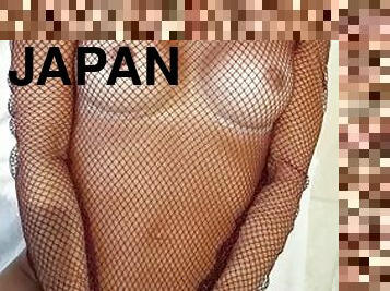 asiático, esposa, amateur, negra-ebony, madurita-caliente, japonés, gangbang, negra, tragar, corrida