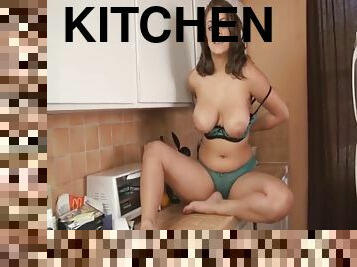 Virtual sex with katie cummings kitchen