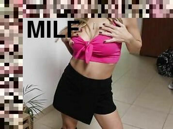 La Petite Milf  Sexy Milf Striptease