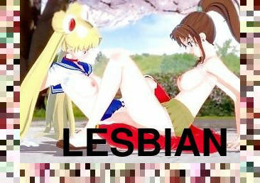 Sailor Moon Lesbian Makoto and Usagi