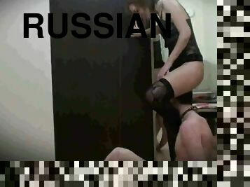 orang-rusia, bdsm, hamba, perempuan-simpanan, femdom