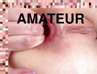 masturbare-masturbation, pasarica, amatori, anal, facut-acasa, cu-degetelul, pirsing, fetish, solo, gaura-curului