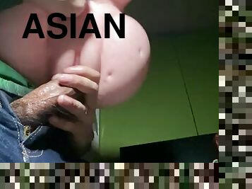 Asian delivery man practices fucking with sex toy Vol.2