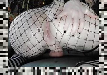 Femboy pussy looks better after it's been used(and makes cute noises)