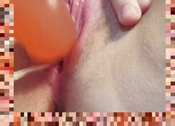 Fucking Tiny Toys Deep into my Pussy