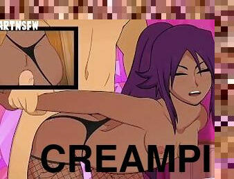 Yoruichi Tight Anal Bent Over Doggystyle Creampie - Hole House
