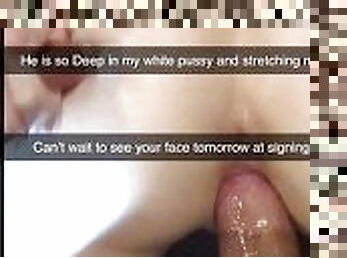 Cheating wife sends videos to Husband on Snapchat the night before signing Divorce paper work
