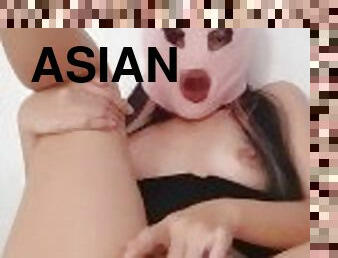 Horny Asian Teen Fingers Her pink Pussy Hard
