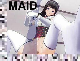 Cm3d2 maid hentai footjob